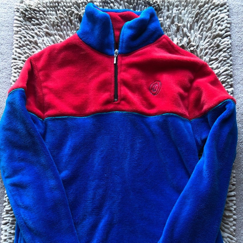 Odd Future Red and Blue Zip Up Women's Jacket S